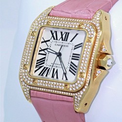 Cartier Santos 100 Womens watch Automatic Yellow gold WM502051 2880