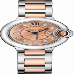 Cartier Ballon Bleu 28mm Womens watch Quartz Gold Steel WE902052