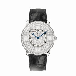 Cartier Ronde Louis Cartier Mens watch Unisex Manual winding White gold WR007003