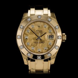 Rolex Lady-Datejust Pearlmaster Womens watch Yellow gold Automatic 80318