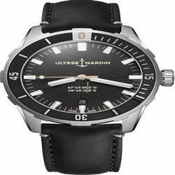 Ulysse Nardin Mens watch Unisex Automatic Steel 8163-175 92