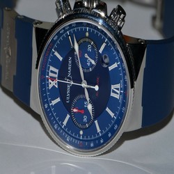 Ulysse Nardin Marine Chronograph Mens watch Unisex Automatic Steel 353-66 323