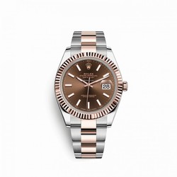 Rolex Datejust 41 Mens watch Unisex Gold Steel Automatic 1263310001