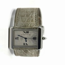 Cartier Tank Solo Mens watch Unisex Quartz Steel 2716