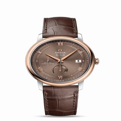 Omega De Ville Prestige Mens watch Unisex Automatic Gold Steel 424.23.40.21.13.001