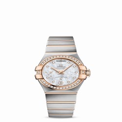 Omega Constellation Petite Seconde Womens watch Automatic Gold Steel 127.25.27.20.55.001