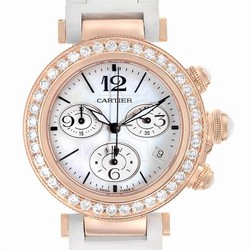 Cartier Pasha Seatimer Womens watch Quartz Rose gold WJ130004