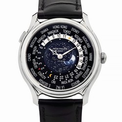 Patek Philippe World Time Mens watch Unisex Automatic White gold 5575G-001