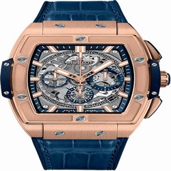 Hublot Spirit of Big Bang Mens watch Unisex Automatic Rose gold 641.ox.7180.lr King Gold Blue
