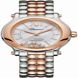 Chopard Happy Sport Womens watch Automatic Gold Steel 278602-6002