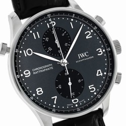 IWC Portuguese Chronograph Mens watch Unisex Manual winding Steel IW371216