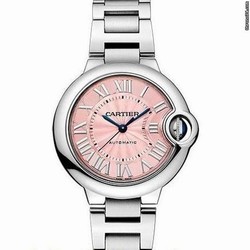 Cartier Ballon Bleu 33mm Womens watch Automatic Steel W6920100