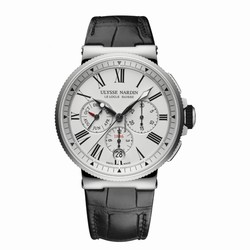 Ulysse Nardin Marine Chronograph Mens watch Unisex Automatic Steel 1533150 40