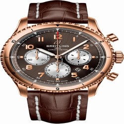 Breitling Aviator 8 Mens watch Unisex Automatic Rose gold rb0119131q1p1