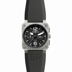 Bell & Ross BR 03-94 Chronographe Mens watch Unisex Automatic Steel BR0394-BL-ST
