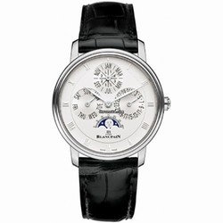Blancpain Villeret Mens watch Unisex Automatic White gold 6057-1542-55B