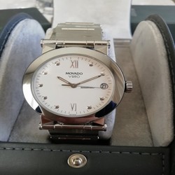 Movado Vizio Mens watch Unisex Quartz Steel 83 C2 878.7