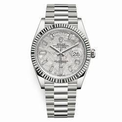 Rolex Day-Date 40 Mens watch Unisex White gold Automatic 228239-0055