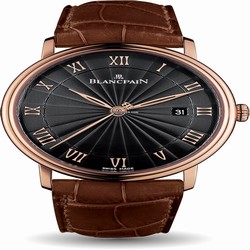 Blancpain Villeret Ultra-Slim Mens watch Unisex Automatic Rose gold 6651-3630-55B