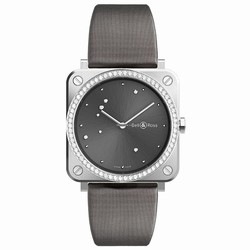 Bell & Ross BR S Womens watch Quartz Steel BRS-ERU-ST-LGD SCA