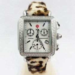 Michele Deco Womens watch Quartz Steel Michele Deco Chronograph