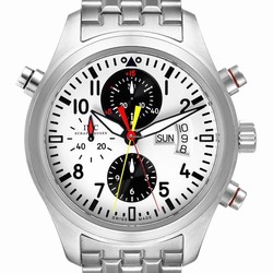 IWC Pilot Double Chronograph Mens watch Unisex Automatic Steel IW371803