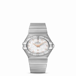 Omega Constellation Quartz Womens watch Quartz Steel 123.10.27.60.52.001