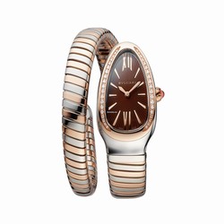 Bulgari Serpenti Womens watch Quartz Gold Steel 103071 SP35C11SPGD.1T