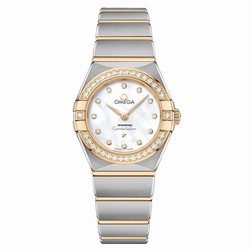 Omega Constellation Quartz Womens watch Quartz Gold Steel 131.25.25.60.55.002