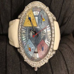 Jacob & Co. Five Time Zone Mens watch Unisex Quartz Steel Five Time Zone
