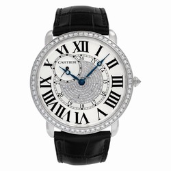 Cartier Ronde Louis Cartier Mens watch Unisex Manual winding White gold WR007004