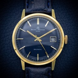 Baume & Mercier Mens watch Unisex Automatic Gold Steel 6-70