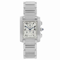 Cartier Tank Francaise Mens watch Unisex Quartz Steel W51001Q3 2303