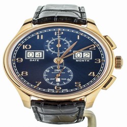 IWC Portuguese Perpetual Calendar Digital Date-Month Mens watch Unisex Automatic Rose gold IW397204