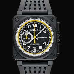Bell & Ross BR 03-94 Chronographe Mens watch Unisex Automatic Ceramic BR0394-RS20 SRB