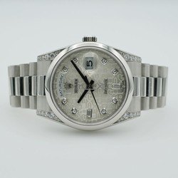 Rolex Day-Date 36 Mens watch Unisex Platinum Automatic 118296