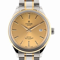 Tudor Style Mens watch Unisex Automatic Gold Steel 12503