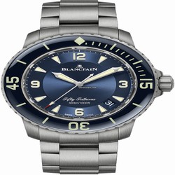 Blancpain Fifty Fathoms Mens watch Unisex Automatic Titanium 5015-12b40-98