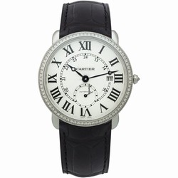 Cartier Ronde Louis Cartier Mens watch Unisex Automatic White gold WR007018