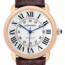 Cartier Ronde Solo de Cartier Mens watch Unisex Automatic Gold Steel W6701009