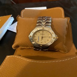 Ebel Sportwave Mens watch Unisex Quartz Gold Steel E 6187631
