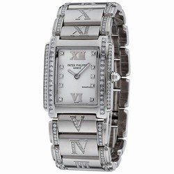 Patek Philippe Twenty~4 Womens watch Quartz White gold 4910 41G