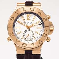 Bulgari Diagono Mens watch Unisex Automatic Rose gold DGP 40 G GMT