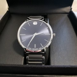 Movado Mens watch Unisex Quartz Steel 0607167