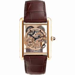 Cartier Tank Louis Cartier Mens watch Unisex Manual winding Rose gold WHTA0002
