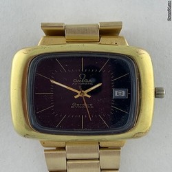 Omega Mens watch Unisex Automatic Gold Steel Dynamic
