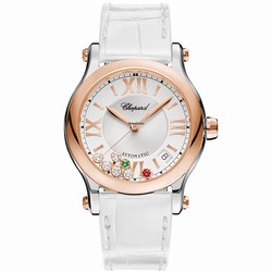 Chopard Happy Sport Womens watch Automatic Gold Steel 278559-6020