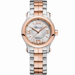 Chopard Happy Sport Womens watch Automatic Gold Steel 278573-6014
