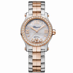 Chopard Happy Sport Womens watch Automatic Gold Steel 278573-6021