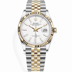 Rolex Datejust 36 Womens watch Gold Steel Automatic 126233-0019